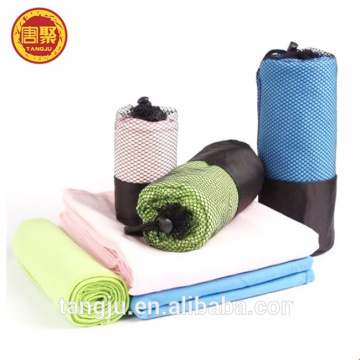 Toalla de toalla de deporte de secado rápido de microfibra toalla de deporte suave y suave